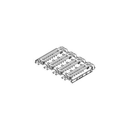 Molex Quad Small Form-Factor Pluggable Plus Ganged Cage Assembly, Heat Sink Clip 747680404